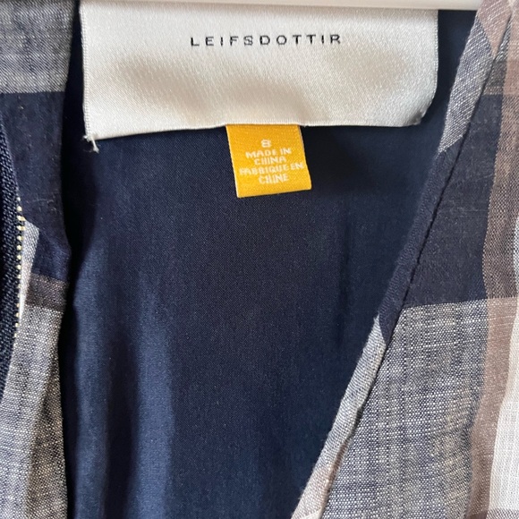 Anthropologie Leifsdotter Flounced Gingham Dress - Picture 3 of 3